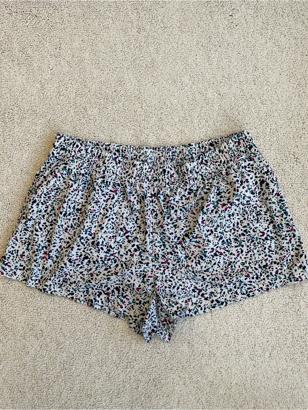 Athleta Weekender Run Multicolor Running Shorts Size 2X